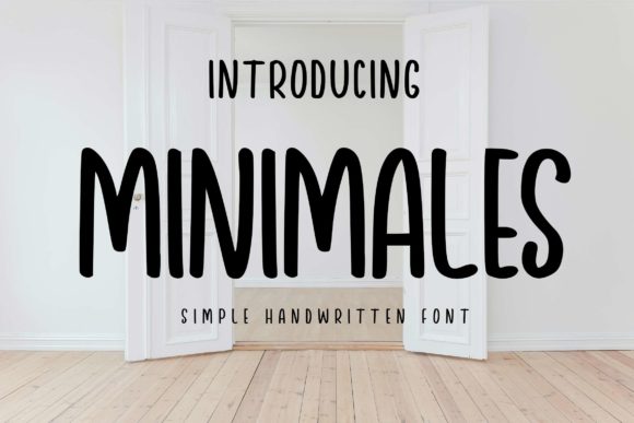 Minimales Font Poster 1