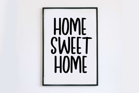 Minimales Font Poster 2