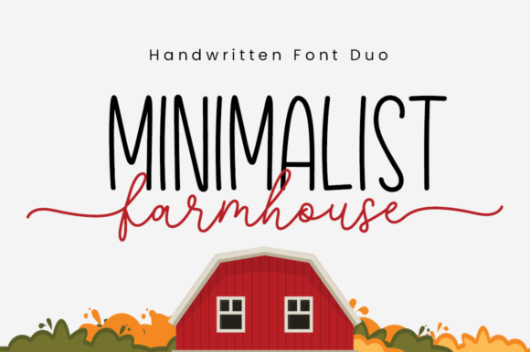 Minimalist Farmhouse Font Poster 1