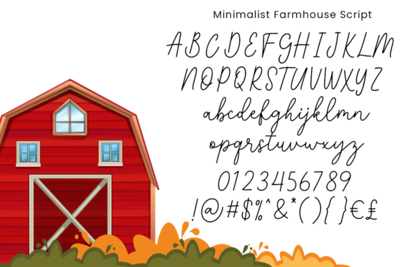 Minimalist Farmhouse Font Poster 11