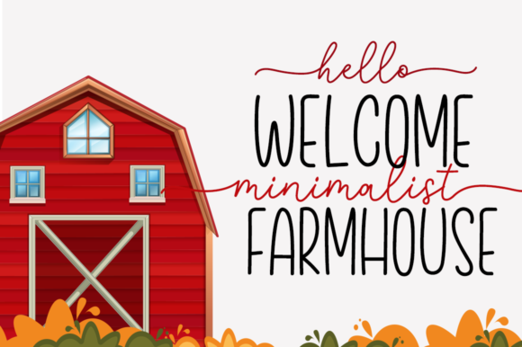 Minimalist Farmhouse Font Poster 6