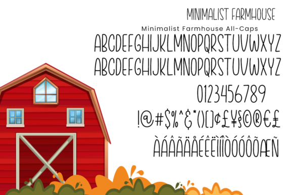 Minimalist Farmhouse Font Poster 10