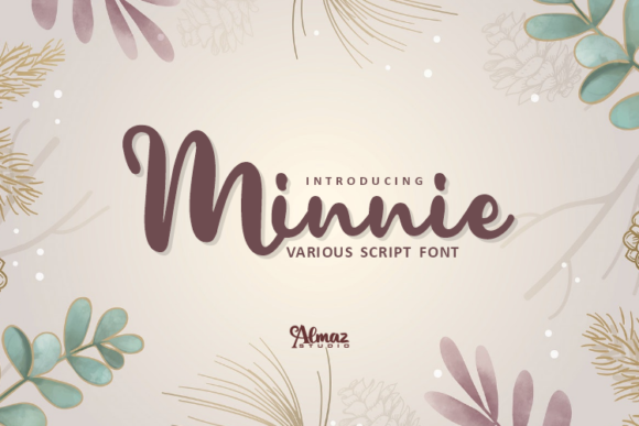 Minnie Font Poster 1