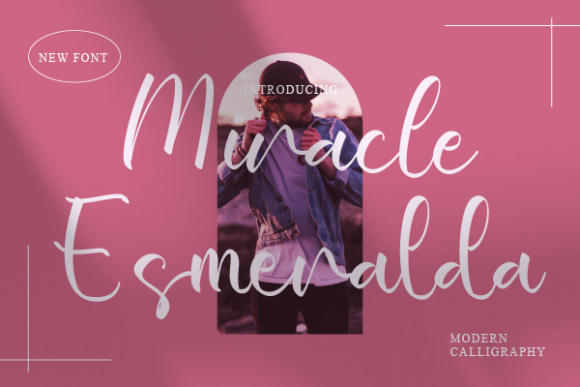 Miracle Esmeralda Font Poster 1