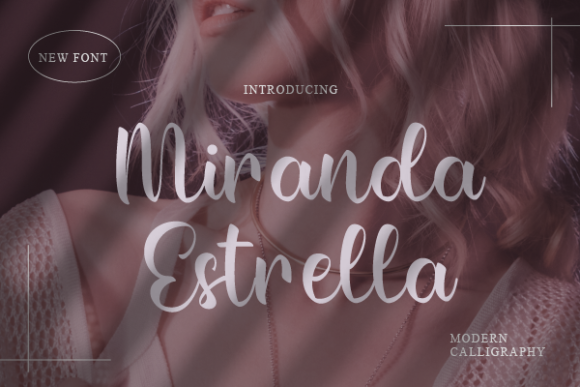 Miranda Estrella Font Poster 1