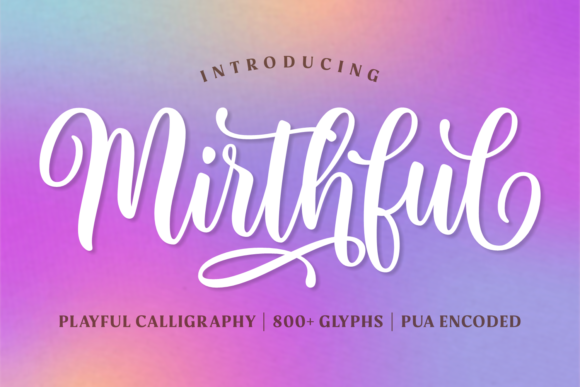 Mirthful Font Poster 1