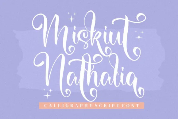Miskiut Nathalia Font Miskiut Nathalia Font Poster 1