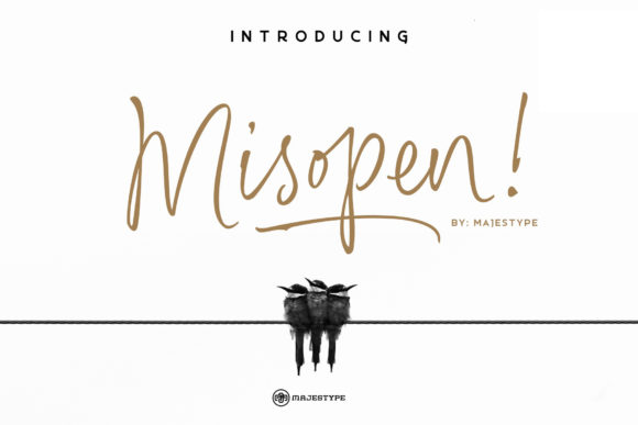 Misopen Font Poster 1