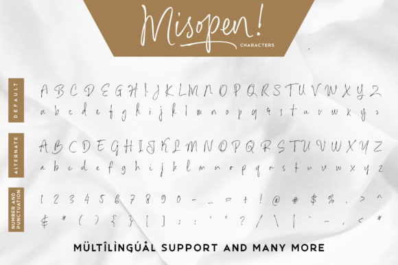 Misopen Font Poster 10