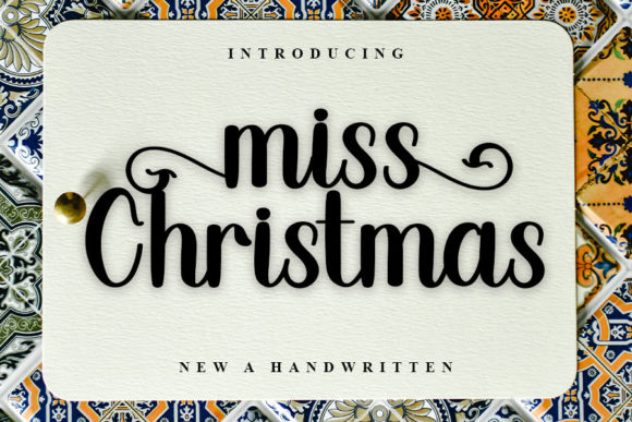 Miss Christmas Font Poster 1