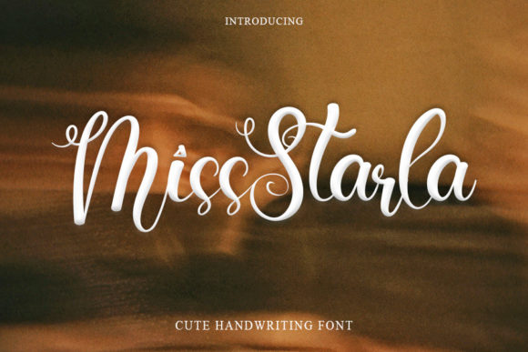 Miss Starla Font Poster 1