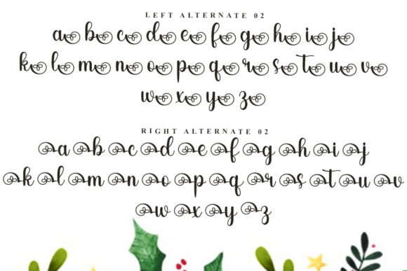 Miss You Christmas Font Poster 6