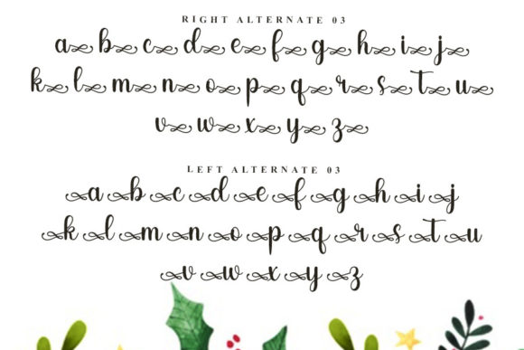 Miss You Christmas Font Poster 7