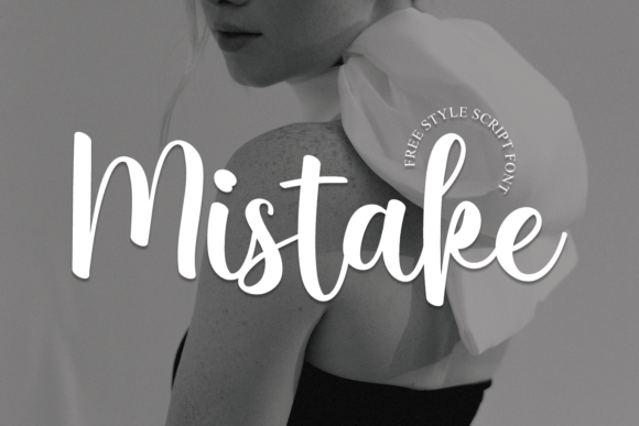 Mistake Font Poster 1