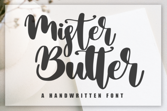 Mister Butter Font Poster 1