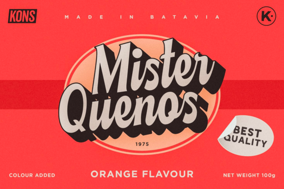 Mister Quenos Font Poster 1