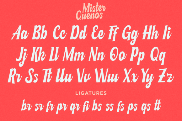 Mister Quenos Font Poster 10