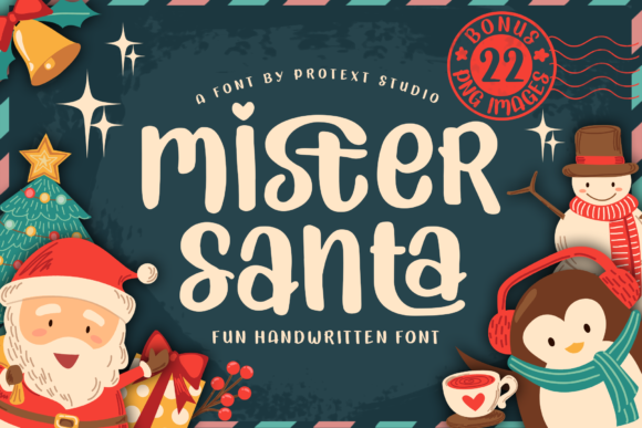 Mister Santa Font Poster 1