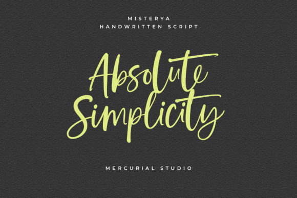 Misterya Font Poster 16