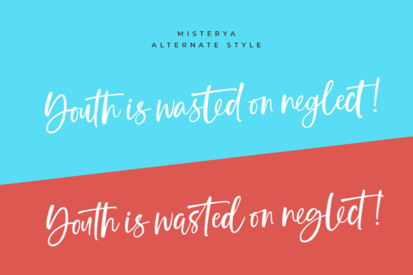 Misterya Font Poster 17
