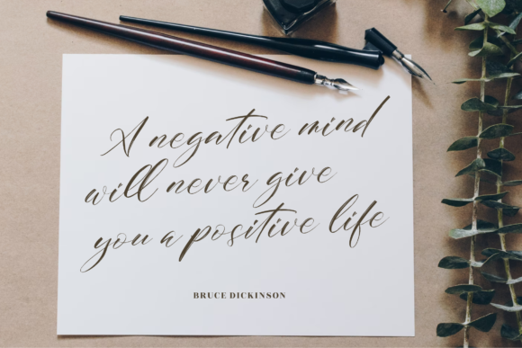 Mistyca Brush Font Poster 11