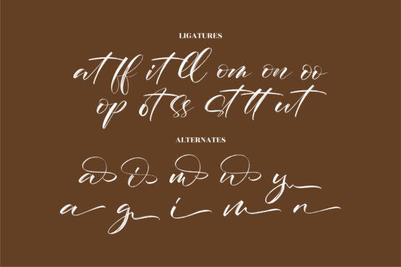 Mistyca Brush Font Poster 14