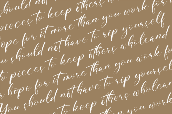 Mistyca Brush Font Poster 10