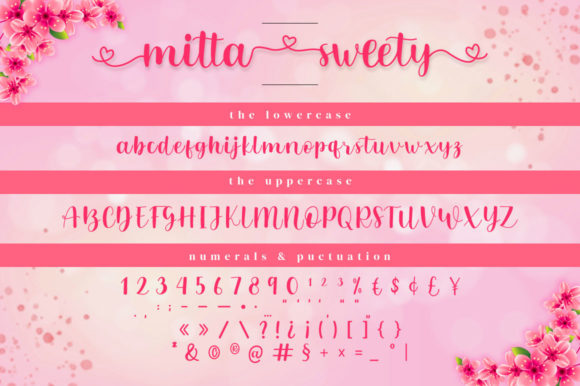 Mitta Sweety Font Poster 12