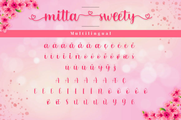 Mitta Sweety Font Poster 13