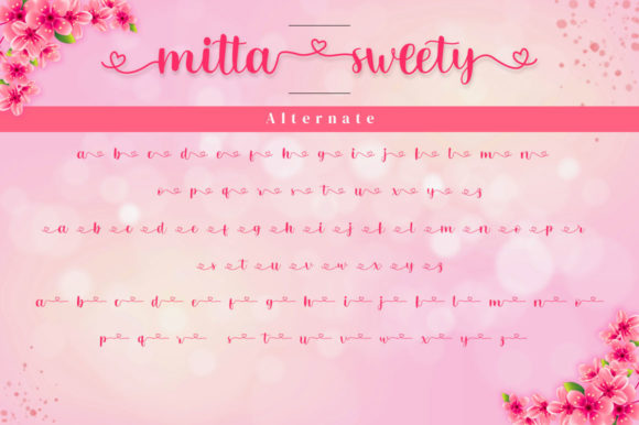 Mitta Sweety Font Poster 14