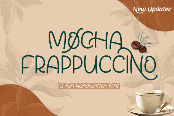 Mocha Frappuccino Font Poster 1