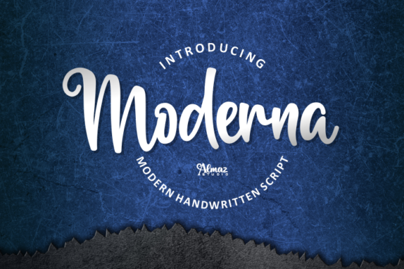 Moderna Font Poster 1