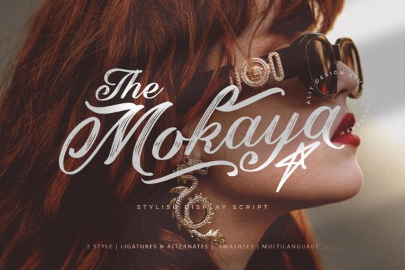 Mokaya Script Font Poster 1