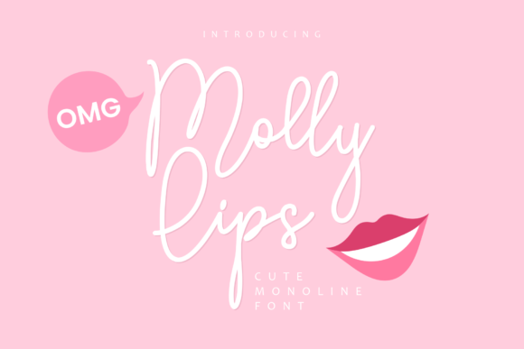 Molly Lips Font Poster 1