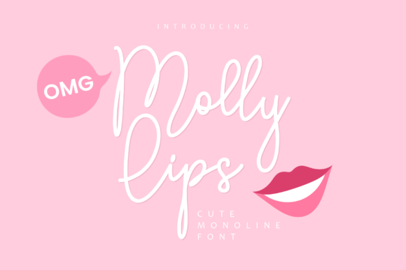 Molly Lips Font