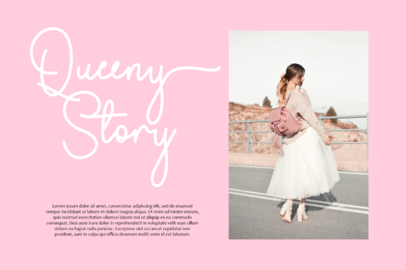 Molly Lips Font Poster 2