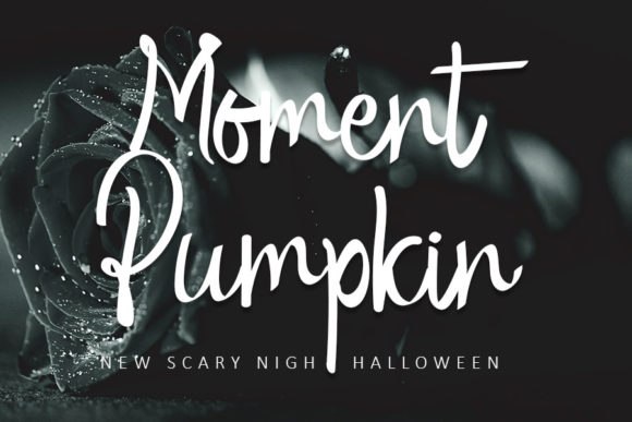 Moment Pumpkin Font