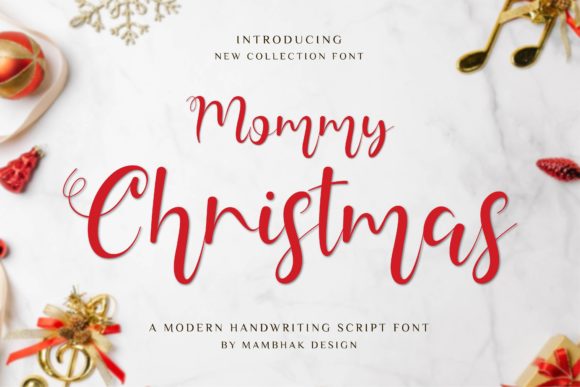 Mommy Christmas Font