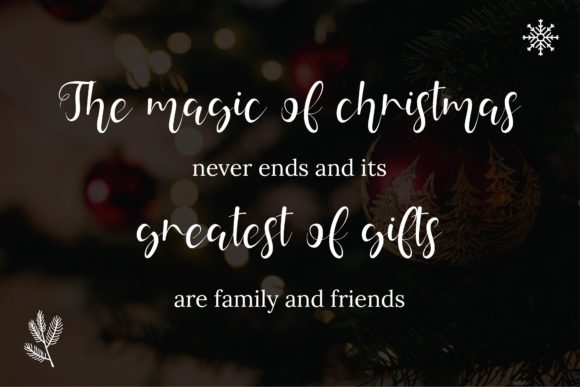 Mommy Christmas Font Poster 4