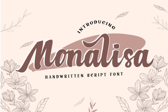 Monalisa Font Poster 1