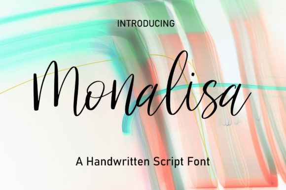 Monalisa Font Poster 1