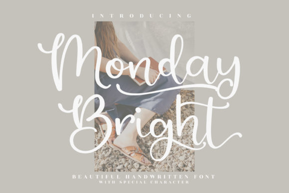 Monday Bright Font Poster 1