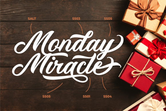 Monday Miracle Font Poster 8