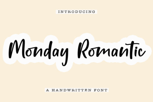 Monday Romantic Font