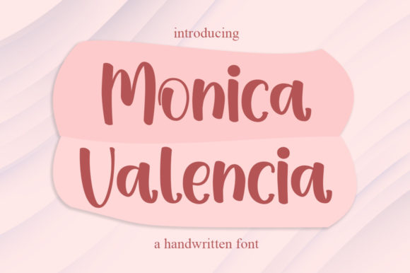 Monica Valencia Font Poster 1