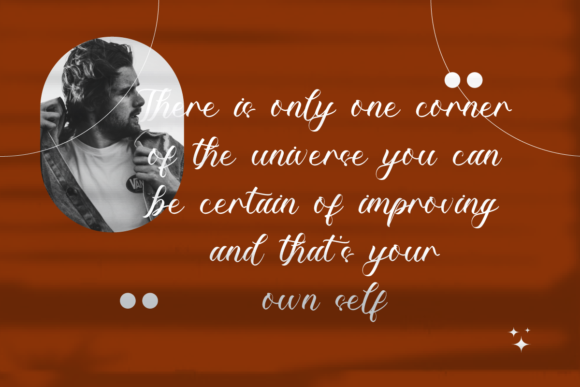 Monique Priscilla Font Poster 11