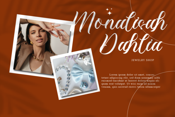 Monique Priscilla Font Poster 5