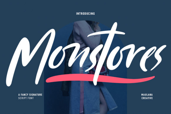 Monstores Font Poster 1