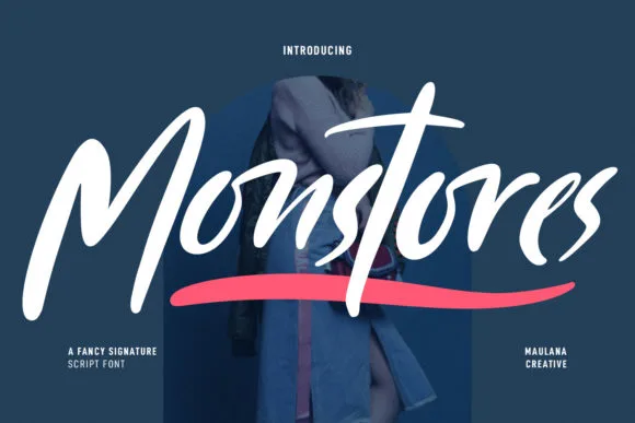 Monstores Font Monstores Font Poster 1