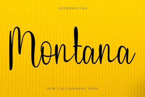 Montana Font Poster 1